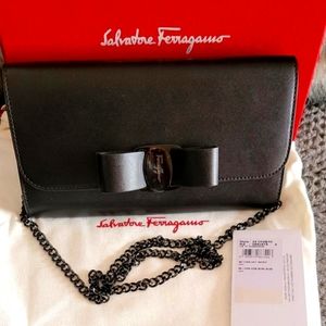SOLD!!! Salvatore Ferragamo Vara Bow Multi-way Bag
